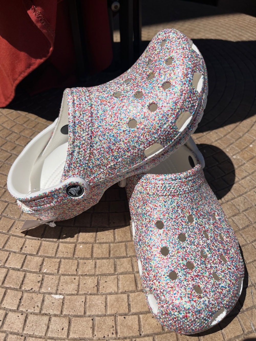 Authentic Glitter Crocs